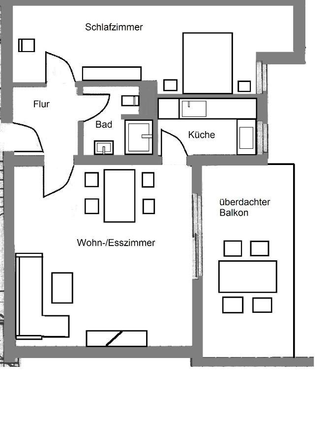 Ferienwohnung Frieda Mit Ueberdachtem Balkon Winterberg Exterior foto